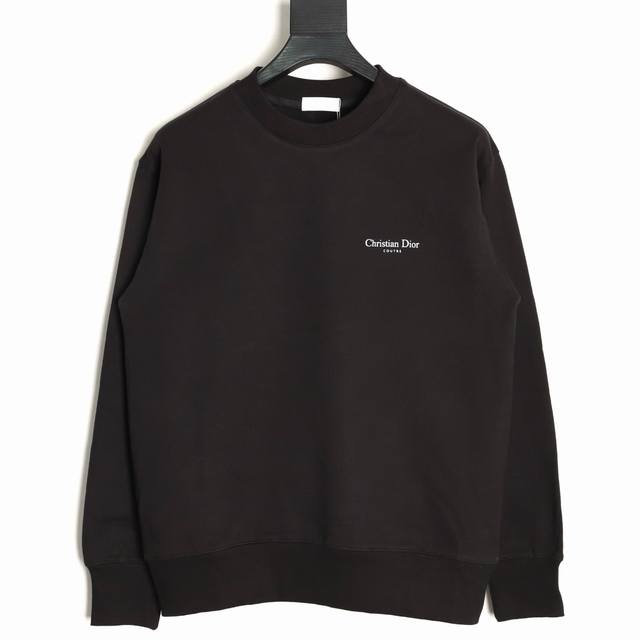 Dior 25Fw Signature Letter Print Crew Neck Sweatshirt (Ddd) 480G High-Grade Comb