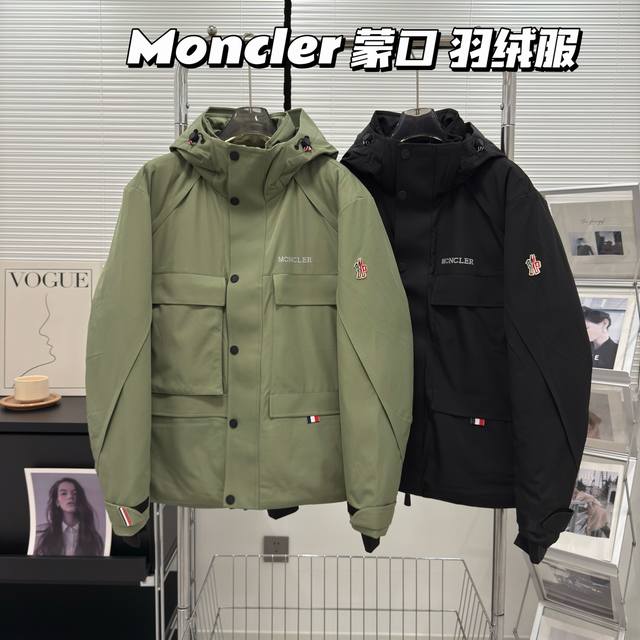 New Arrival! Top-Tier Moncle Retro Functional Workwear Goose Down Jacket! Top-Ti