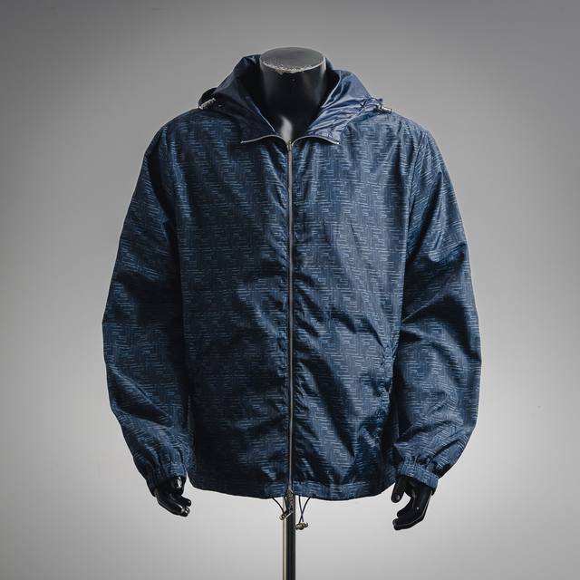 Fendi Fd 25Ss All-over Reversible Hooded Jacket Custom Intelligent Shaping Nylon