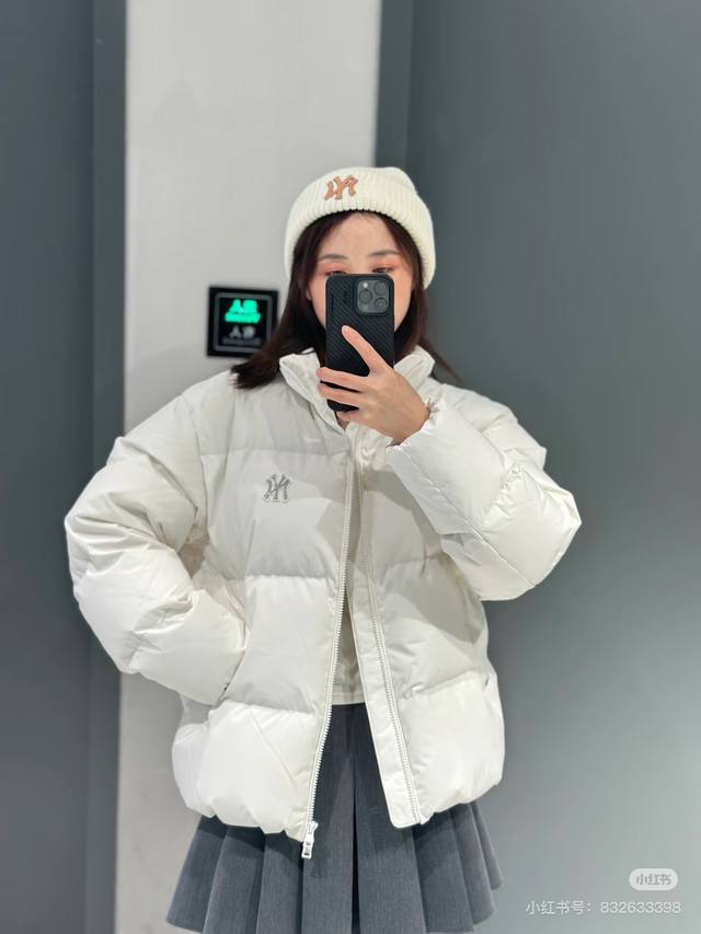 New Arrival! Mlb New York Yankees Fw Korean Style Couple Stand Collar Down Jacke