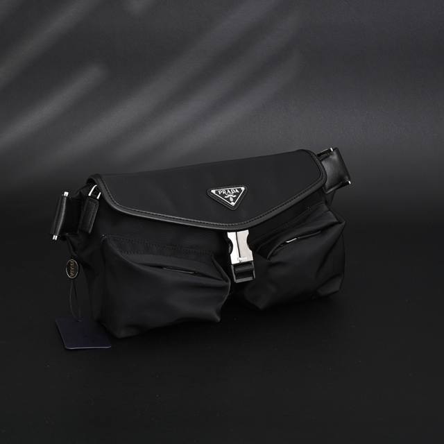 Prada Prada Prd Multifunctional Nylon Fabric Waist Bag Chest Bag Prada Men's Bag