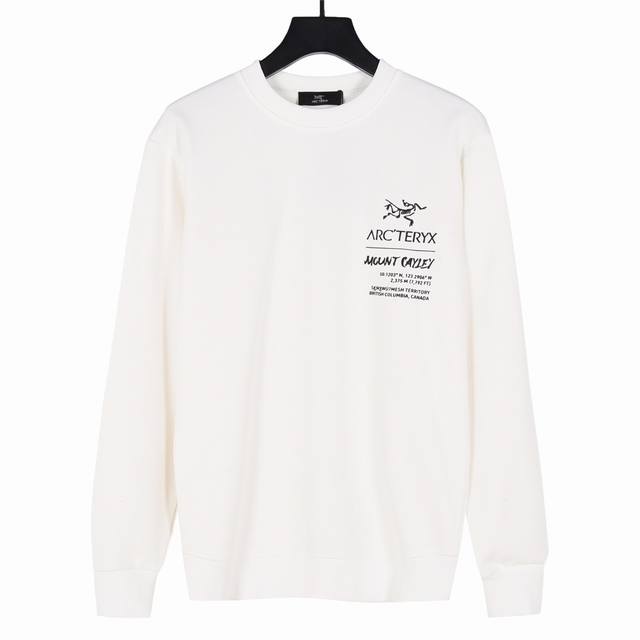 Arc'Teryx 24Ss New Arrival Cormac Series Logo Printed Front and Back Solid Color