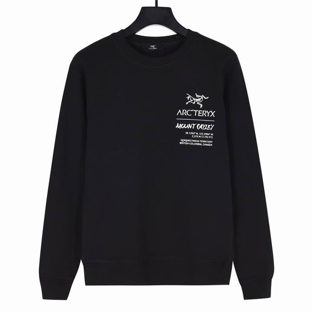 Arc'Teryx 24Ss New Arrival Cormac Series Logo Printed Front and Back Solid Color