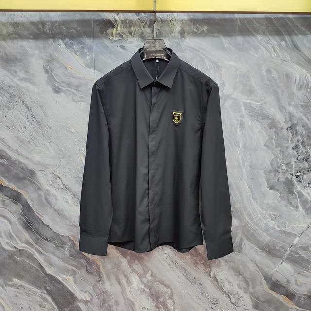 Dolce & Gabbana (Dg) 2025 Spring/Summer New Long-Sleeve Shirt, High-End Version!