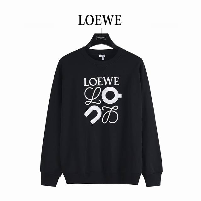 Loewe & On Collaboration Embroidered Logo Sweatshirt. Made with double-layered t Loewe & On Collaboration Embroidered Logo Sweatshirt. Made with double-layered t