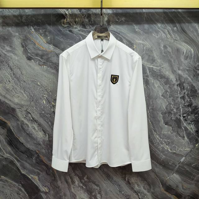 Dolce & Gabbana (Dg) 2025 Spring/Summer New Long-Sleeve Shirt, High-End Version!