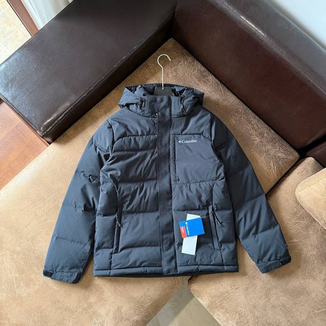 Jiang Qiming's Same Style Columbia Outdoor Men's Gold Dot Water-Repellent White