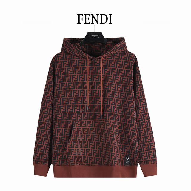 Fendi 25Fw Double F Element All-Over Logo Hoodie Set. Understated luxury, classi