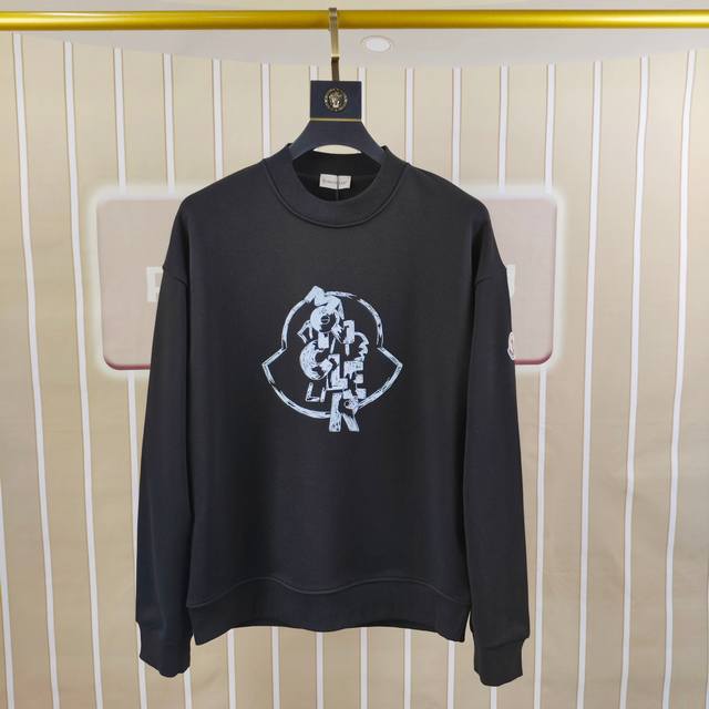 M*Ncler Moncler 2025 Autumn/Winter New Original Men's Casual Sweatshirt High-end