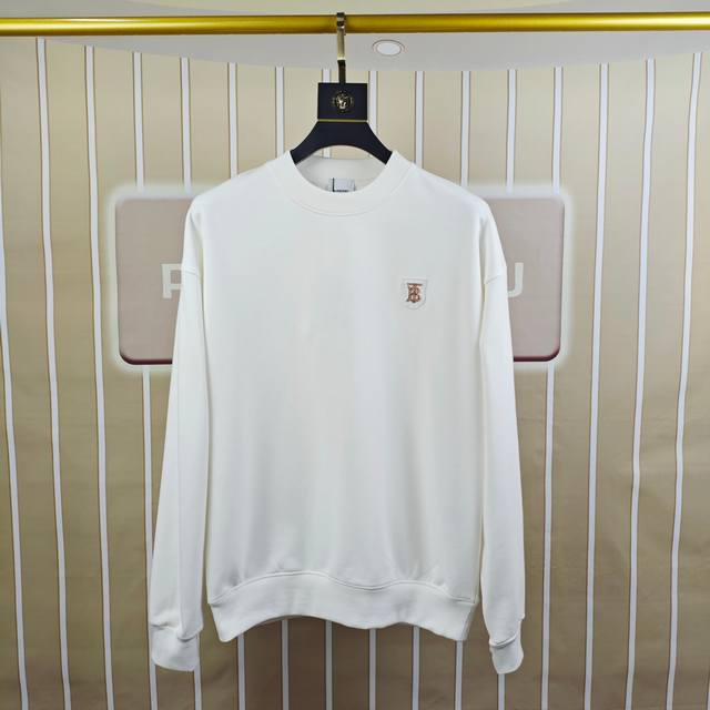 Burbe** Burberry 2025 Autumn/Winter New Original Men's Casual Sweatshirt High-en