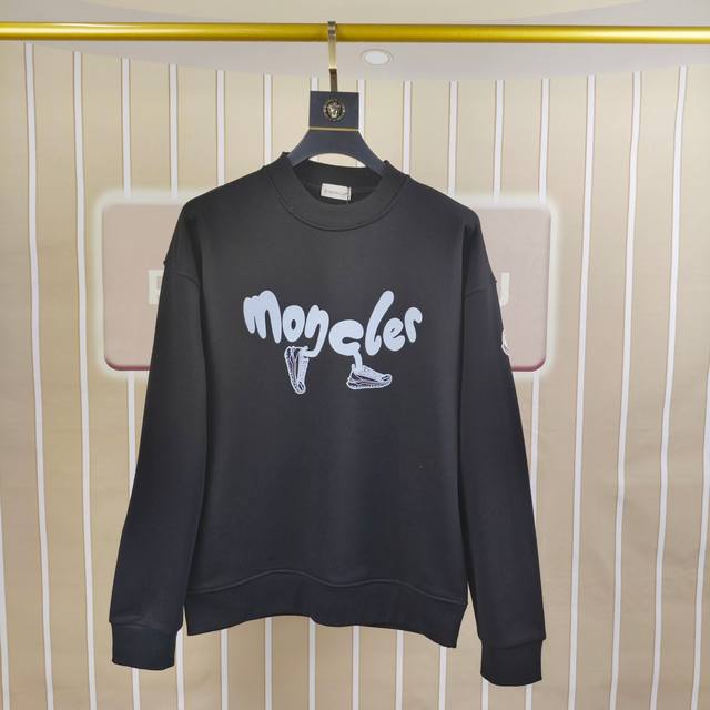M*Ncler Moncler 2025 Autumn/Winter New Original Men's Casual Sweatshirt High-end