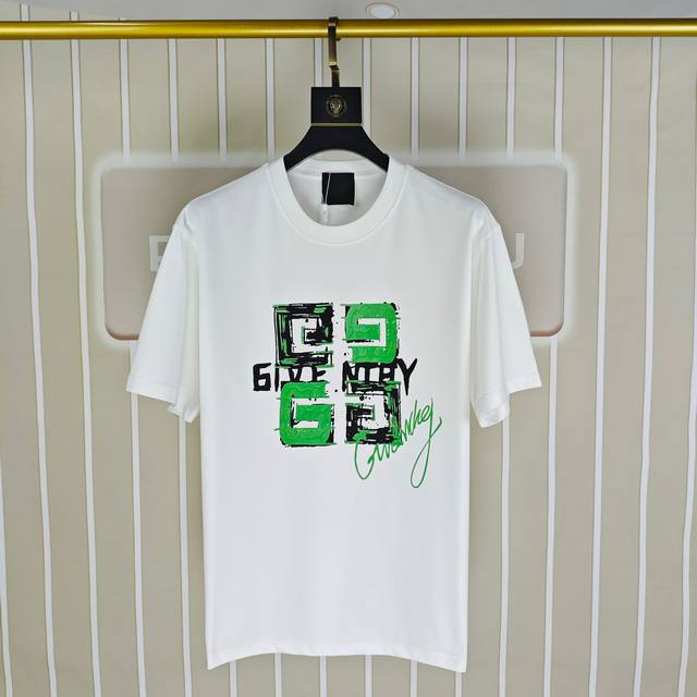 G*Venchy 2025 Spring/Summer New Arrival Men's Crew Neck Short Sleeve T-Shirt, Or G*Venchy 2025 Spring/Summer New Arrival Men's Crew Neck Short Sleeve T-Shirt, Or