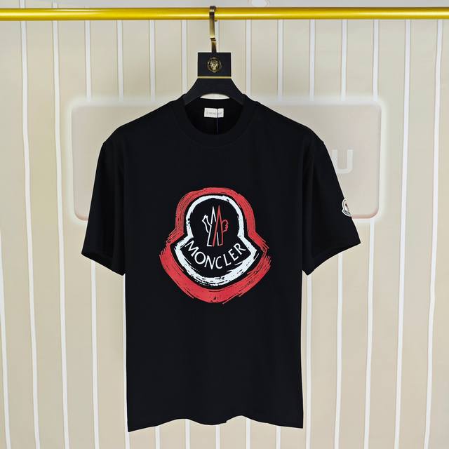 M*Ncler 2025 Spring/Summer New Arrival Original Men's Crew Neck Short Sleeve T-S