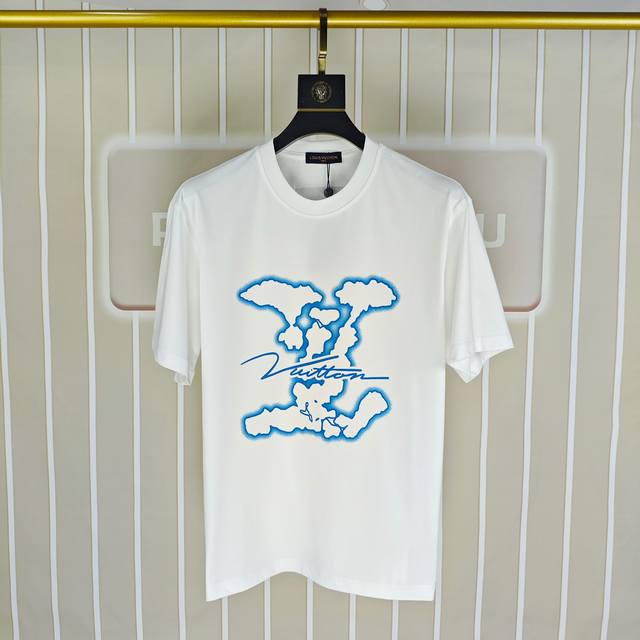 Louis Vuitton 2025 Spring/Summer New Arrival Original Men's Crew Neck Short Slee