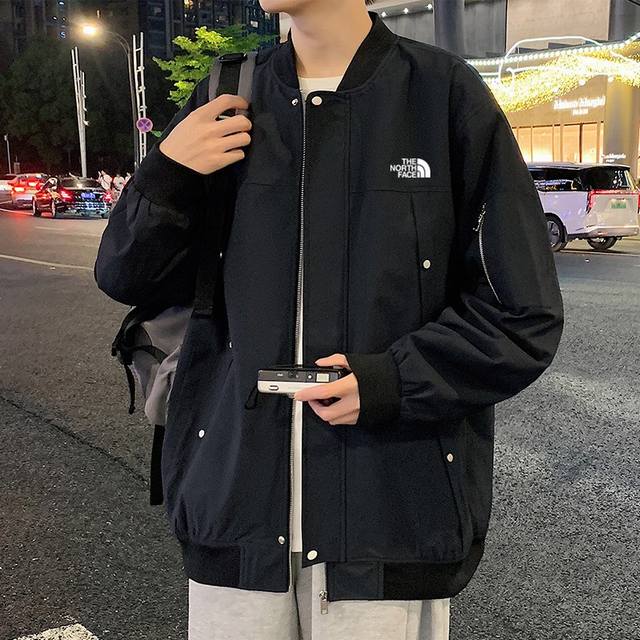 Supplied by Ddd, The North Face overseas import flight jacket, casual baseball j