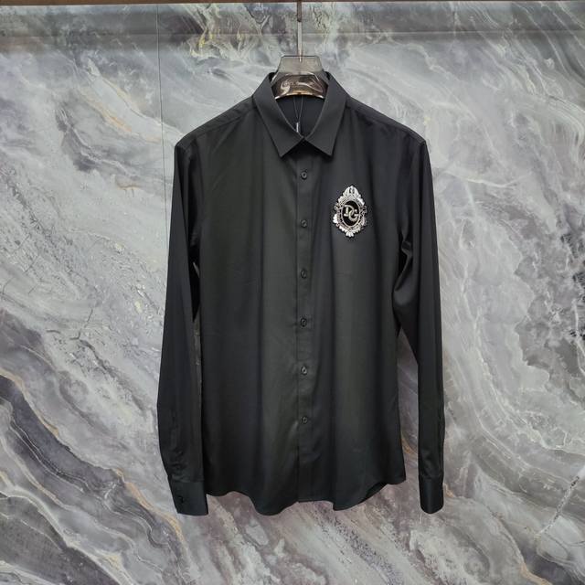 Dolce & Gabbana (Dg) 2025Ss New Long-Sleeve Shirt, High-End Version! Custom-made