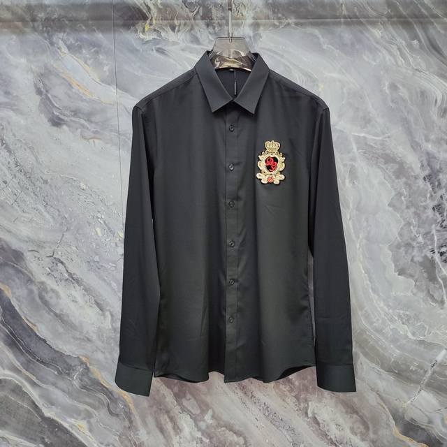 Dolce & Gabbana (Dg) 2025Ss New Long-Sleeve Shirt, High-End Version! Custom-made