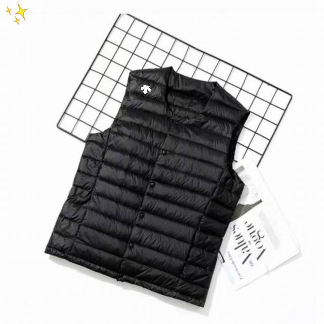 Descente New Lightweight Down Vest, Winter Innerwear/Outerwear Vest/Outerwear.