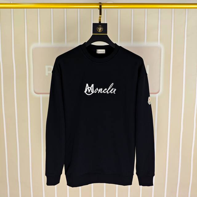 M*Ncler Moncler 2025 Autumn/Winter New Original Men's Casual Sweatshirt High-end