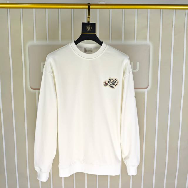 M*Ncler Moncler 2025 Autumn/Winter New Original Men's Casual Sweatshirt High-end