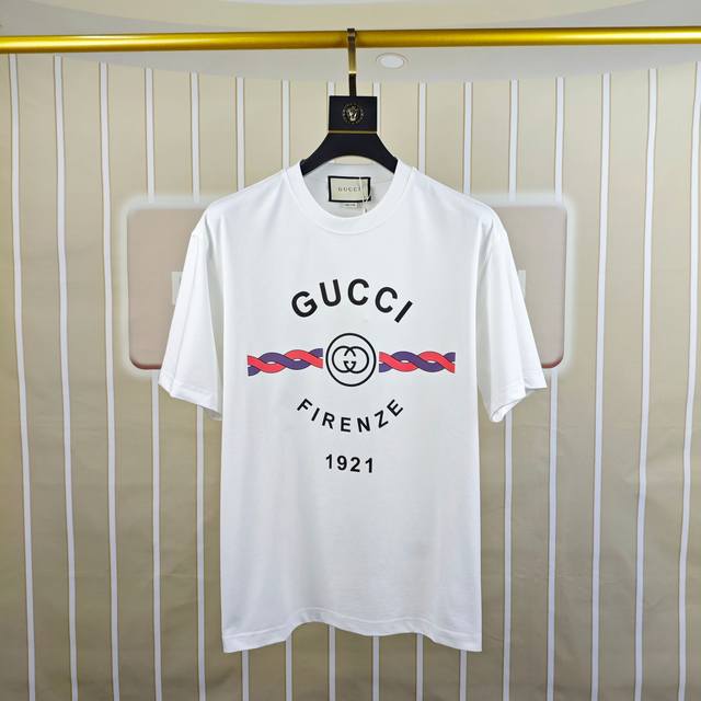 G*Cci Gucci 2025 Original Men's Crew Neck Short Sleeve T-Shirt, Exclusive Spring