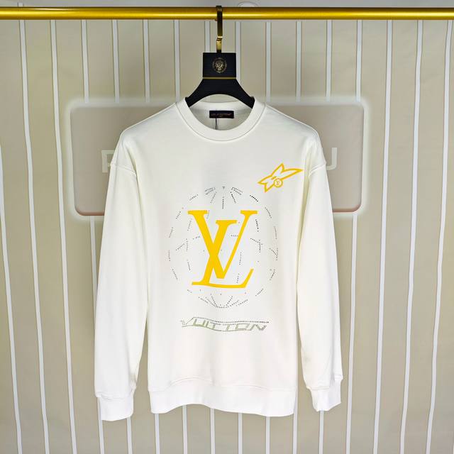 Lv Louis Vuitton 2025 Autumn/Winter New Original Men's Casual Sweatshirt High-en