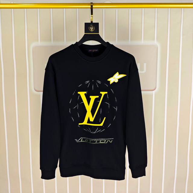 Lv Louis Vuitton 2025 Autumn/Winter New Original Men's Casual Sweatshirt High-en