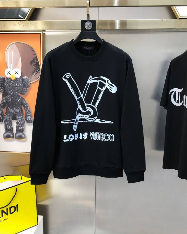 Louis Vuitton 2025 Autumn/Winter New Original Men's Casual Sweatshirt High-end C