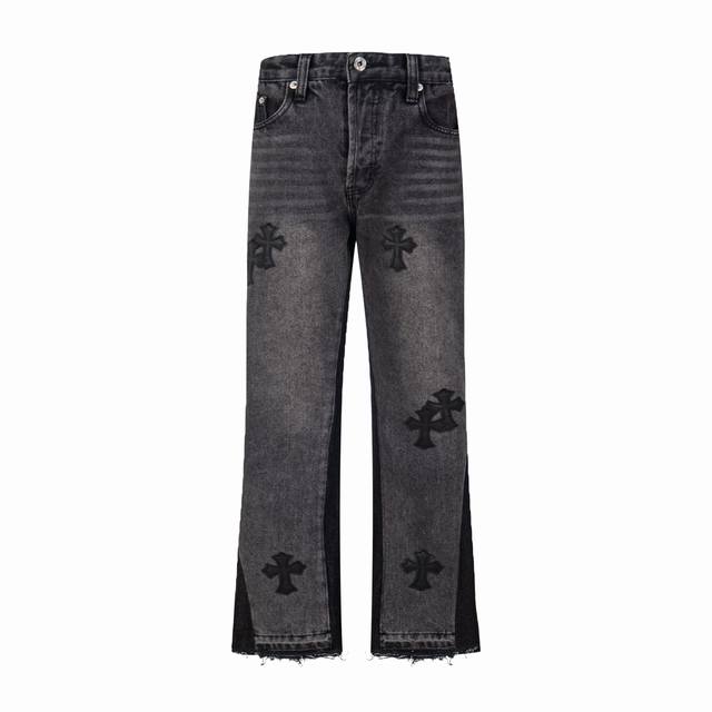 High-quality Chrome Hearts x Gallery Dept. collaboration leather-label cross-sti