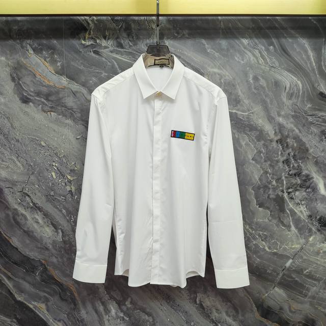 Gucci 2025 Spring/Summer New Long-Sleeve Shirt, High-End Version! Custom-made fa