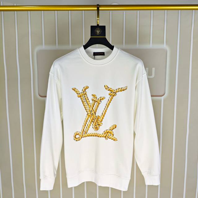 Lv Louis Vuitton 2025 Autumn/Winter New Original Men's Casual Sweatshirt High-en