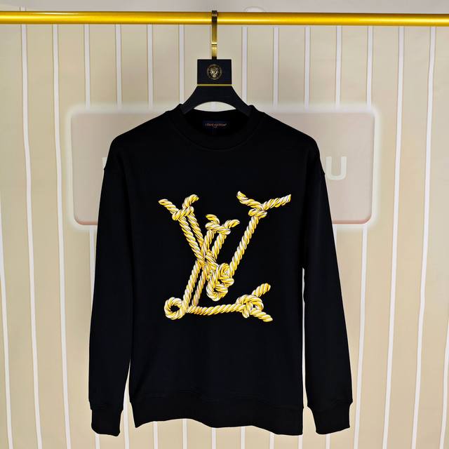 Lv Louis Vuitton 2025 Autumn/Winter New Original Men's Casual Sweatshirt High-en