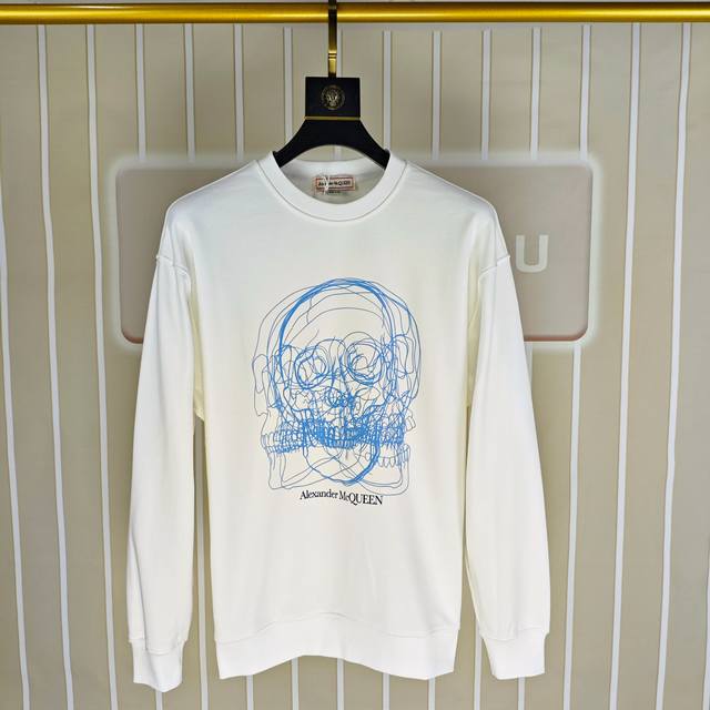 McQ*Een McQueen 2025 Autumn/Winter New Original Men's Casual Sweatshirt High-end