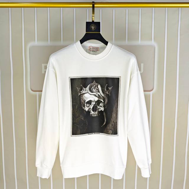 McQ*Een McQueen 2025 Autumn/Winter New Original Men's Casual Sweatshirt High-end