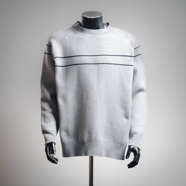 Dior 25Fw Oblique Jacquard Crew Neck Sweater (Ddd) Made with top-quality cashmer