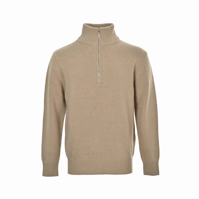 Thom Browne 25Fw Goose Half-Zip Sweater (Ddd) This product is knitted using cust