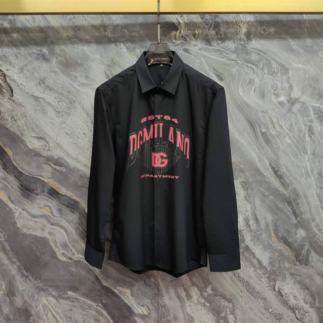 Dolce & Gabbana (Dg) 2025Ss New Long-Sleeve Shirt, High-End Version! Custom-made