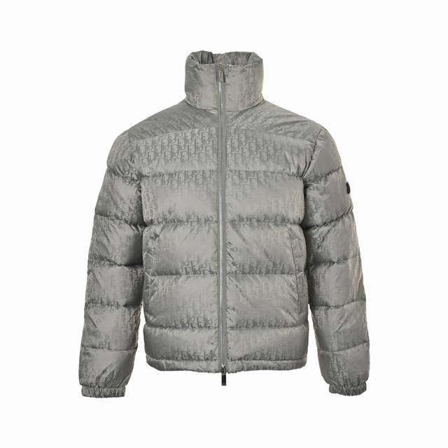 Dior monogram print stand-up collar down jacket (Ddd) Size: 48-56 (Ddd)