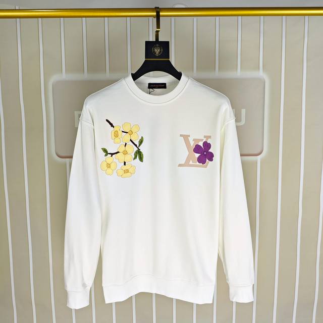 Lv Louis Vuitton 2025 Autumn/Winter New Original Men's Casual Sweatshirt High-en