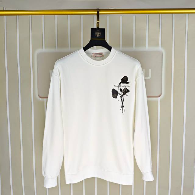 McQ*Een McQueen 2025 Autumn/Winter New Original Men's Casual Sweatshirt High-end