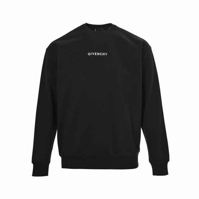 Givenchy Small Letter Embroidered Crew Neck Sweatshirt 25Fw Autumn/Winter New Cr Givenchy Small Letter Embroidered Crew Neck Sweatshirt 25Fw Autumn/Winter New Cr