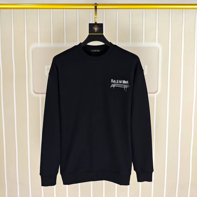 Balenciaga 2025 Autumn/Winter New Original Men's Casual Sweatshirt High-end Cust