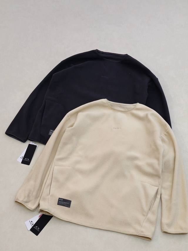 Oakley Micro Fleece Crew Sweatshirt (Ddd) 230G Double-Brushed Single-Curl High-Q