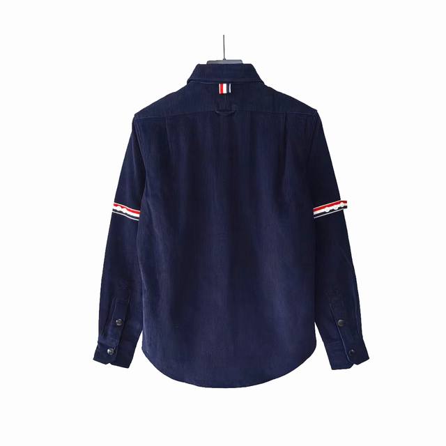 Real Shot Details + Size Chart Thom Browne Corduroy Double Sleeve Label Webbing