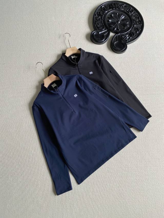 Kolon Sport Men's Fleece Jacket, Polartec Blend Half-Zip Long-Sleeve T-Shirt, Ba