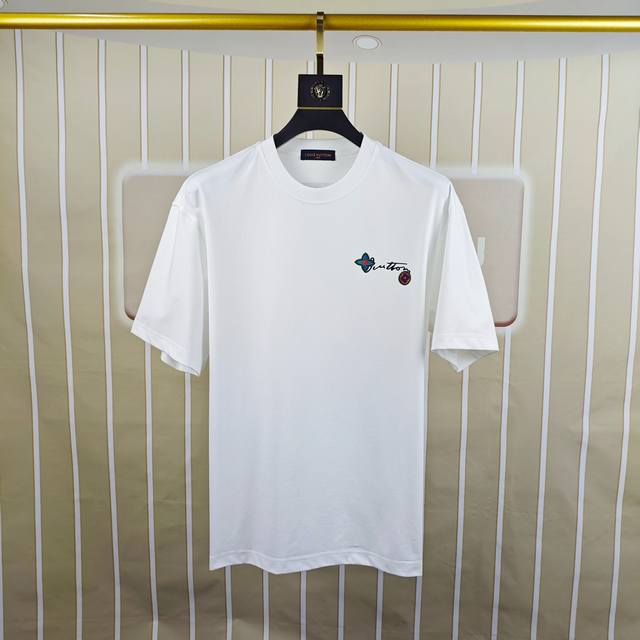 Louis Vuitton 2025 Spring/Summer New Arrival Original Men's Crew Neck Short Slee