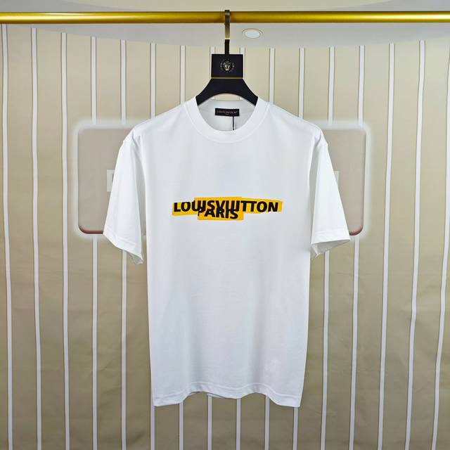 Louis Vuitton 2025 Spring/Summer New Arrival Original Men's Crew Neck Short Slee