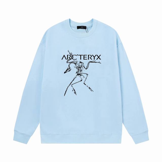 Arc'Teryx 24Ss New Arrival, Popular on Xiaohongshu, Solid Color Crew Neck Sweats