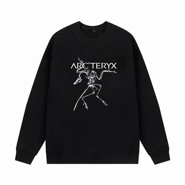 Arc'Teryx 24Ss New Arrival, Popular on Xiaohongshu, Solid Color Crew Neck Sweats