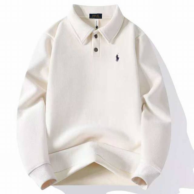 Ralph Lauren fleece-lined and thickened! Ralph Lauren Fall/Winter classic polo s